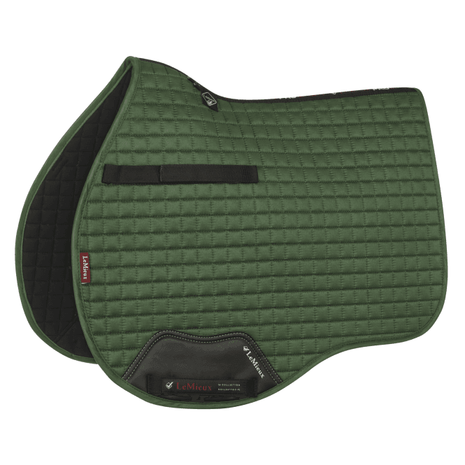 LeMieux  ProSport Suede GP Square - Hunter Green