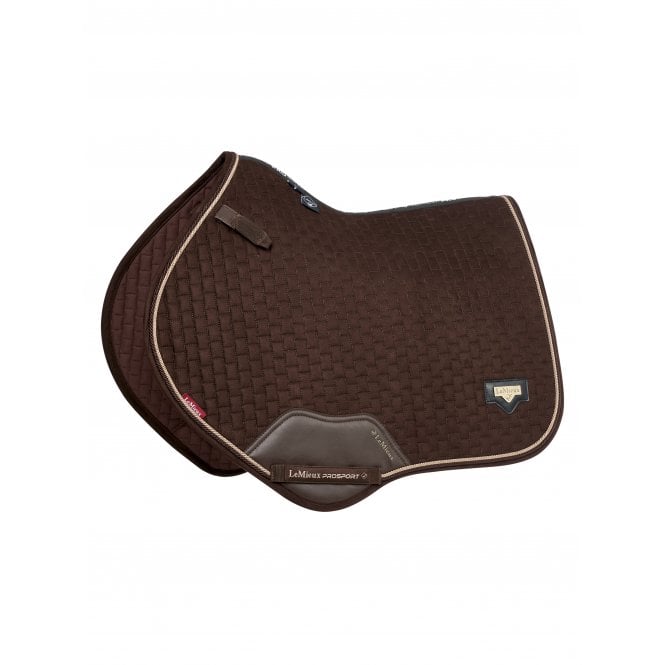 LeMieux  Puissance Suede Close Contact Saddlepad - Brown