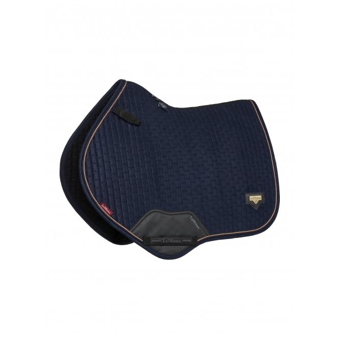 LeMieux  Puissance Suede Close Contact Saddlepad - Navy Blue