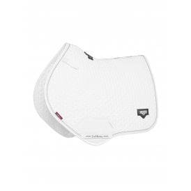 LeMieux Puissance Suede Close Contact Saddlepad - White
