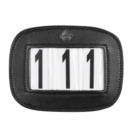 LeMieux Saddle Number Holder - Square Black Plain