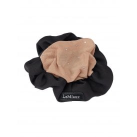 LeMieux Scrunchie with Crystal Hair Net - Black/Blonde