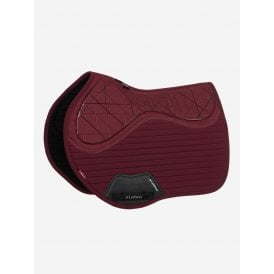 LeMieux Soft Shell Anti Slip Full Size Euro Jump Pad - Burgundy