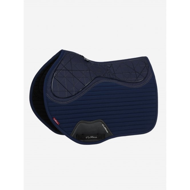 LeMieux  Soft Shell Anti Slip Full Size Euro Jump Pad - Navy Blue