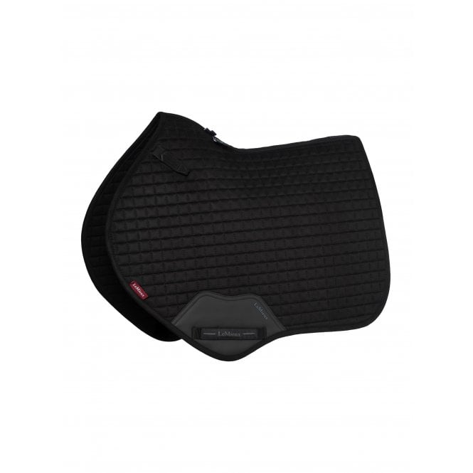 LeMieux  Suede Close Contact Square Saddlepad - Black
