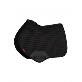 LeMieux Suede Close Contact Square Saddlepad - Black