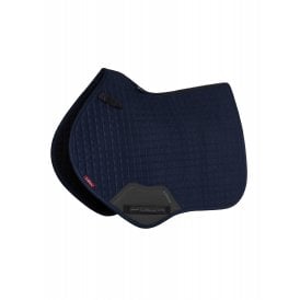 LeMieux Suede Close Contact Square Saddlepad - Navy Blue