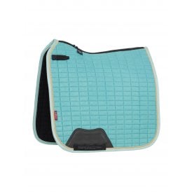 LeMieux Suede Dressage Square Saddlepad - Lagoon
