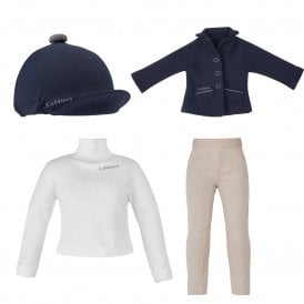 LeMieux Toy Rider Competition Outfit - Navy/Stone