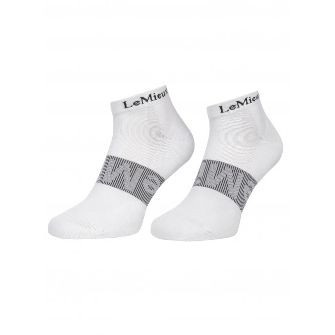 LeMieux  Trainer Socks (3 Pack) - White