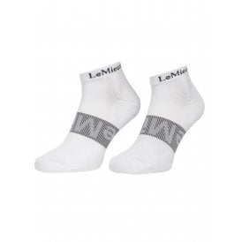 LeMieux Trainer Socks (3 Pack) - White
