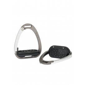 LeMieux Vector Control Stirrup - Carbon/Silver