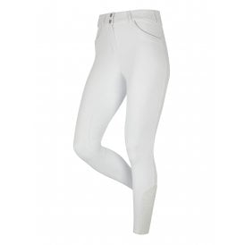 LeMieux Victoria Womens Silicone Seat Breech - White