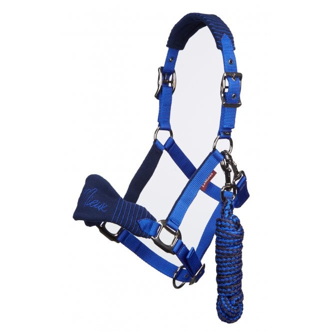 LeMieux  Vogue Headcollar & Leadrope - Navy/Royal