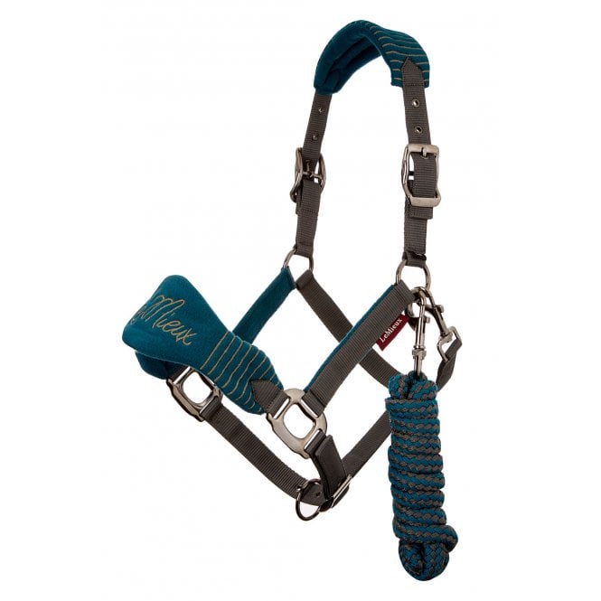 LeMieux  Vogue Headcollar & Leadrope - Peacock/Grey