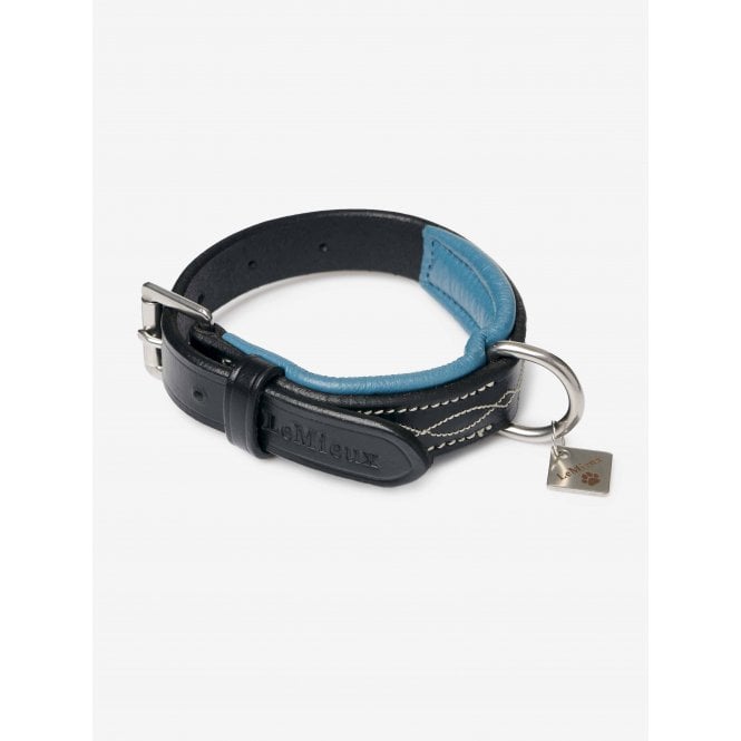 LeMieux  Windsor Padded Dog Collar - Black/Ice