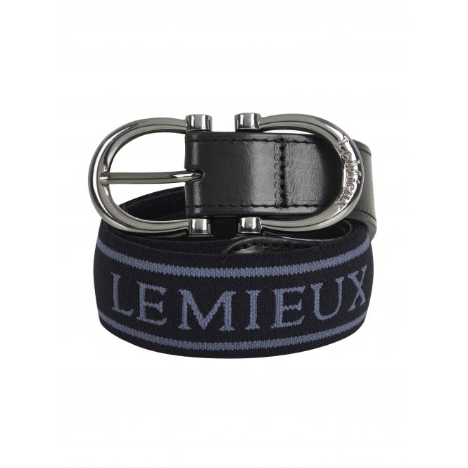 LeMieux  Womens Elasticated Belt - Navy Blue