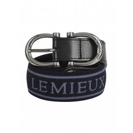 LeMieux Womens Elasticated Belt - Navy Blue