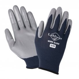 LeMieux Work Gloves - Navy Blue
