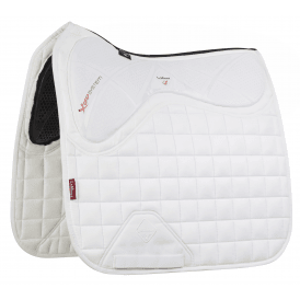 Lemieux X-Grip Twin Sided Full Size Dressage Square Pad - White