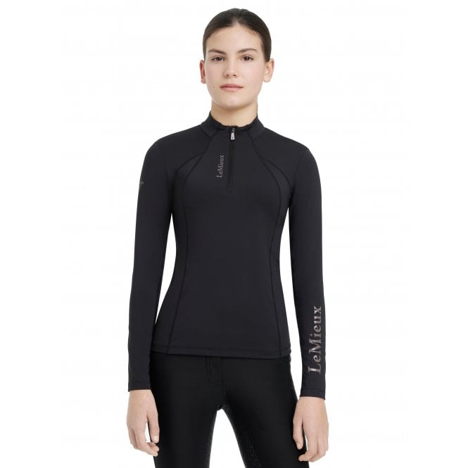 LeMieux  Young Rider Classique Childrens Long Sleeve Base Layer - Black