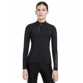 LeMieux Young Rider Classique Childrens Long Sleeve Base Layer - Black