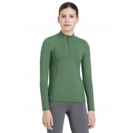 LeMieux Young Rider Classique Childrens Long Sleeve Base Layer - Hunter Green