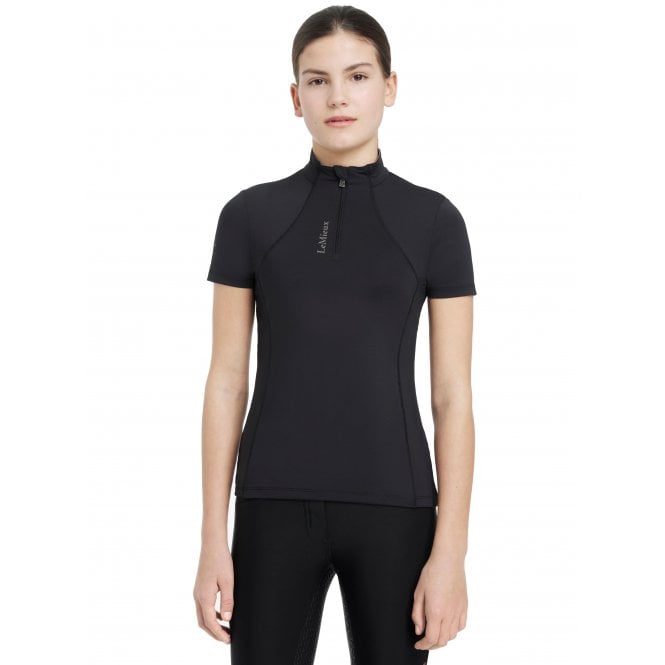 LeMieux  Young Rider Classique Childrens Short Sleeve Base Layer - Black