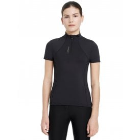 LeMieux Young Rider Classique Childrens Short Sleeve Base Layer - Black