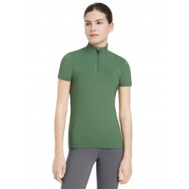 LeMieux Young Rider Classique Childrens Short Sleeve Base Layer - Hunter Green