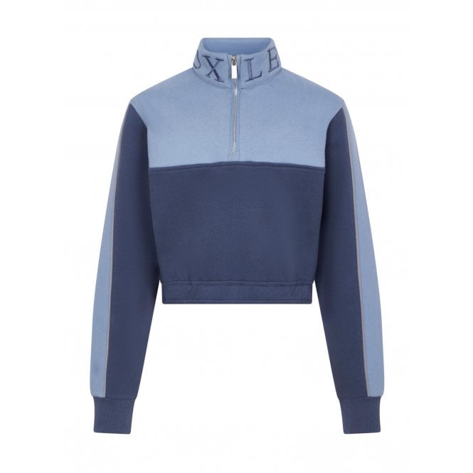 LeMieux  Young Rider Cropped Kate Childrens Quarter Zip - Shadow