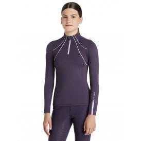 LeMieux Young Rider Mia Mesh Childrens Base Layer - Juniper