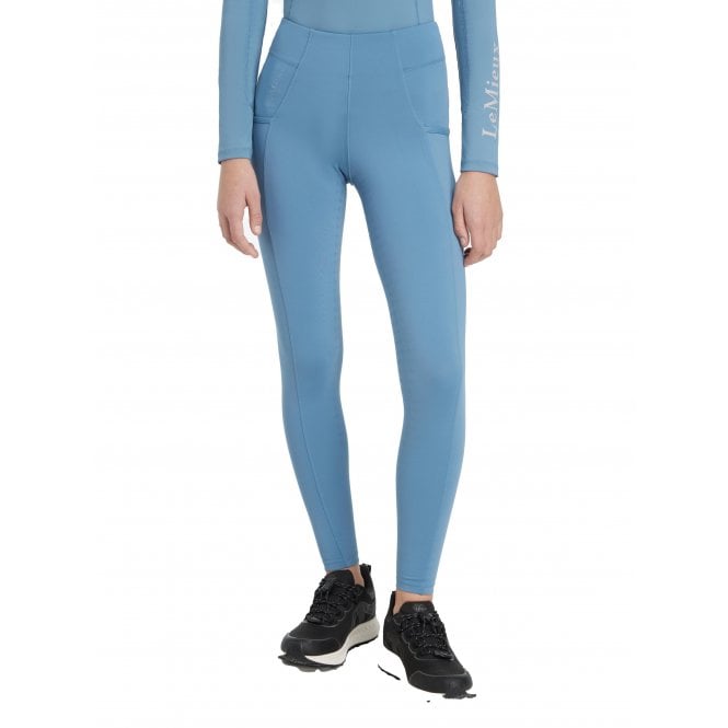 LeMieux  Young Rider Orla Pull On Breeches - Ice Blue