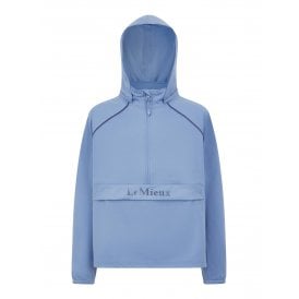 LeMieux Young Rider Paige Quarter Zip Childrens Waterproof Jacket - Powder Blue
