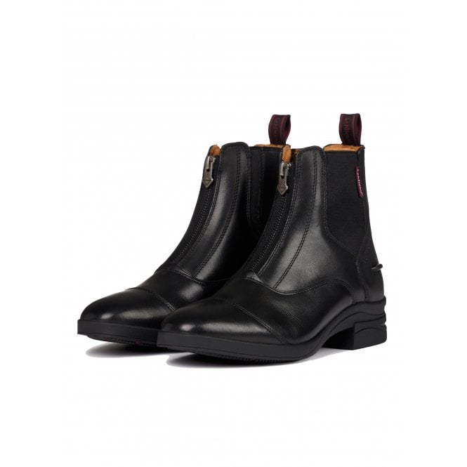 LeMieux  Zip Adults Leather Paddock Boot - Black