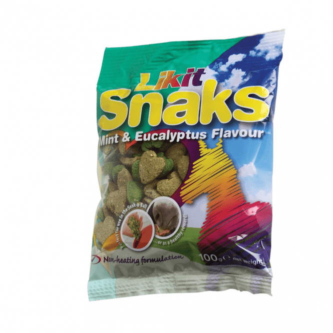 Likit  Snaks - Apple & Cinnamon or Mint & Eucalyptus - 100g or 500g