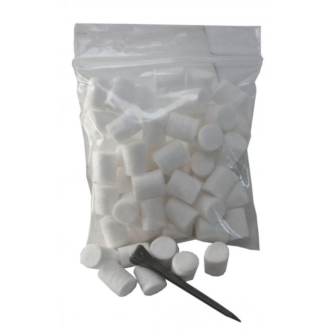 Liveryman  Preformed Cotton Stud Plugs - Pack Of 50