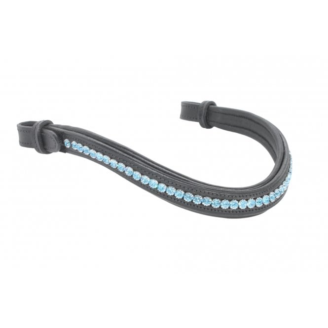 Mackey  Sparkle Browband - Baby Blue Black