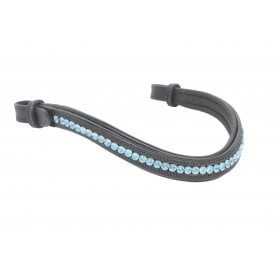 Mackey Sparkle Browband - Baby Blue Black