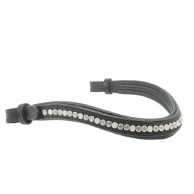 Mackey Sparkle Browband - Crystal Black
