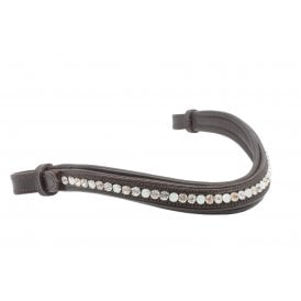 Mackey Sparkle Browband - Crystal Brown