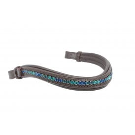Mackey Sparkle Browband - Midnight Brown