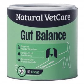Natural Vet Care Gut Balance 50 Chews 225g
