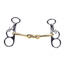 Neue Schule Pony Tranz Lozenge 10mm Butterfly Pelham 5cm Shank 4.75"