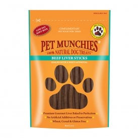 Pet Munchies Beef Liver Sticks 90g