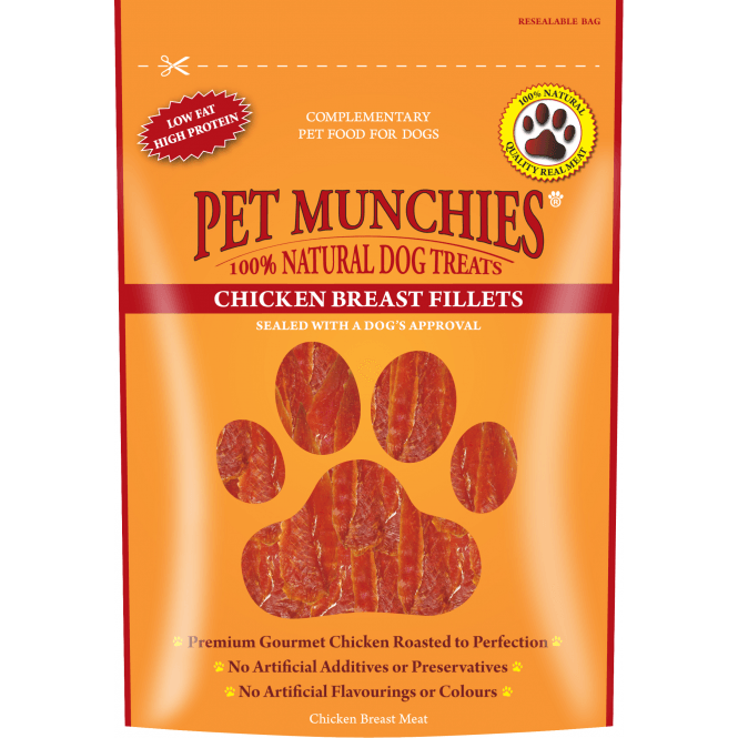 Pet Munchies  Chicken Breast Fillets 100gm