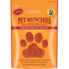 Pet Munchies Chicken Breast Fillets 100gm