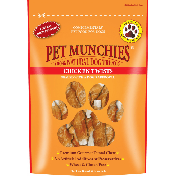 Pet Munchies  Chicken Twists 80gm