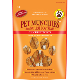 Pet Munchies Chicken Twists 80gm