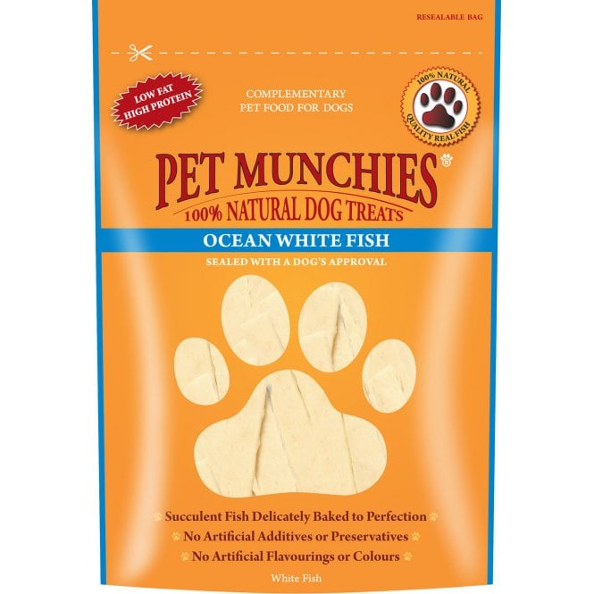 Pet Munchies  Ocean White Fish 100gm